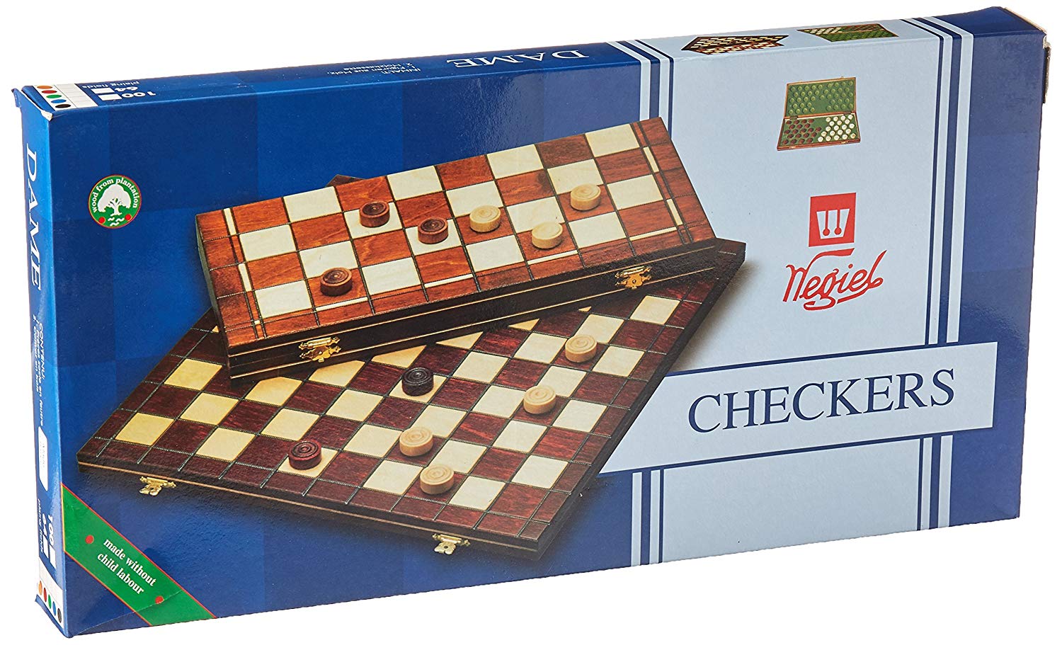 Wooden Checkers